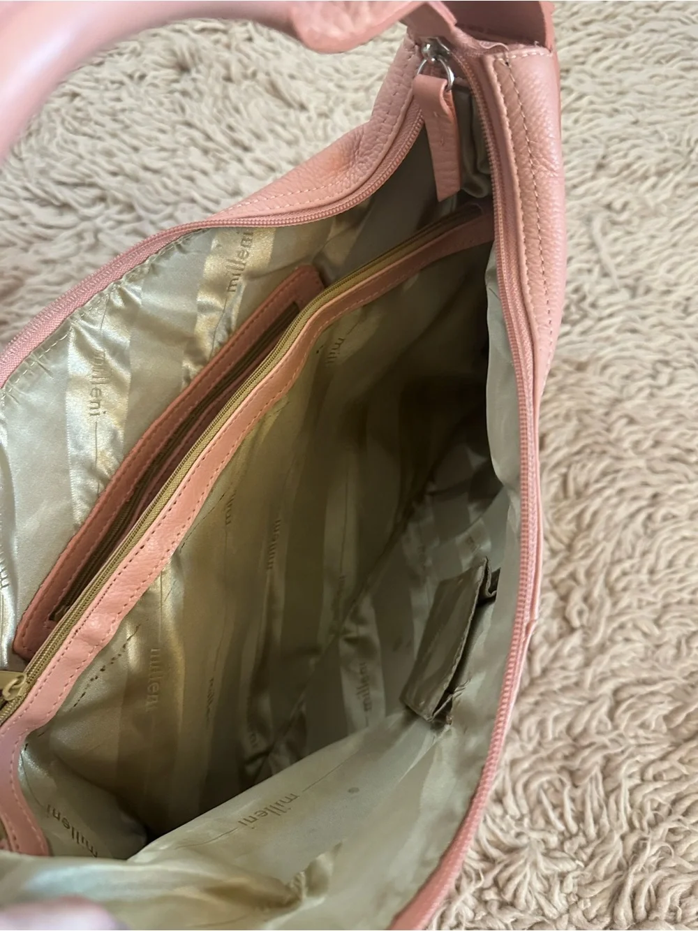 Milleni Genuine Leather Hobo